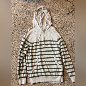 Men’s Sonoma Striped Green and Gray Hoodie